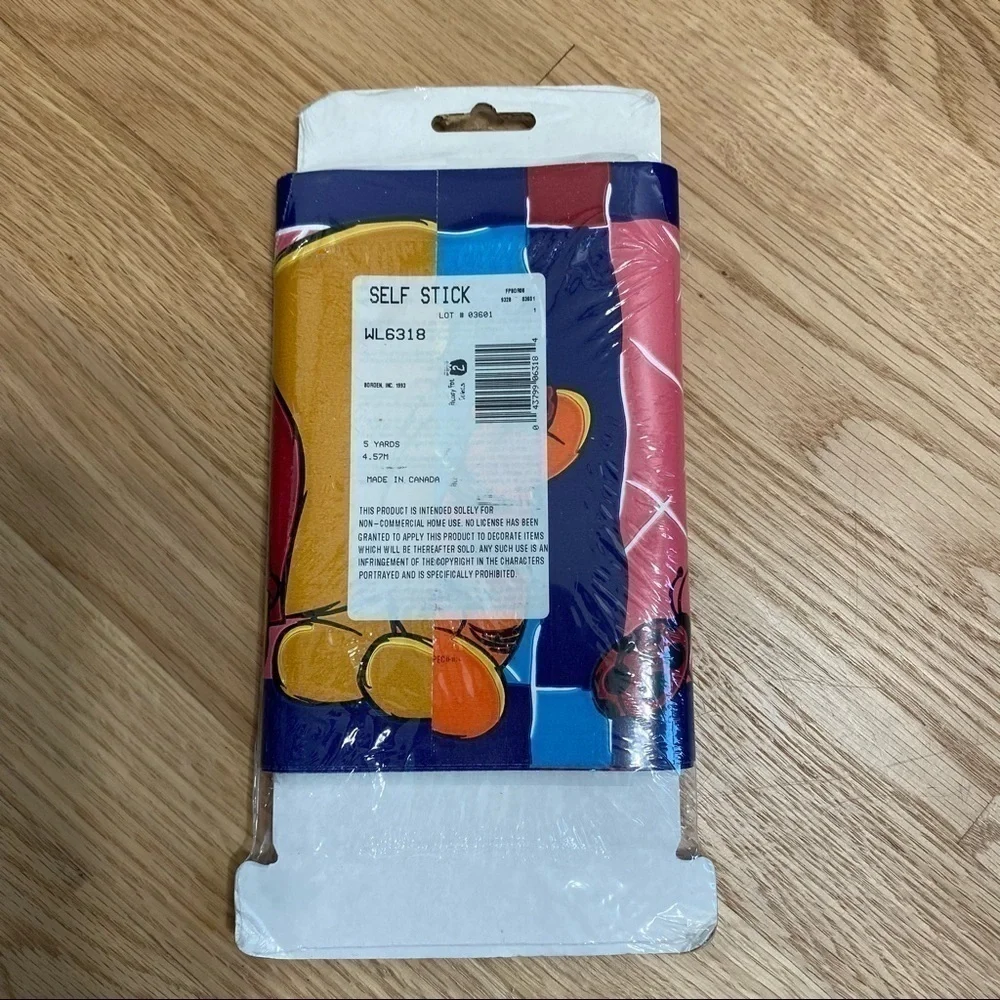 Vintage Pooh Self Stick Wallpaper Border NWT Disney 2000